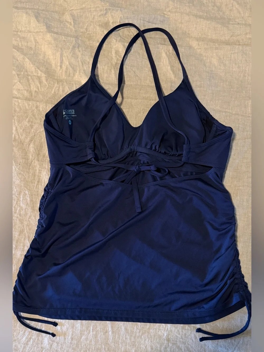 Carve Designs Navy Camari Tankini - Picture 10 of 10